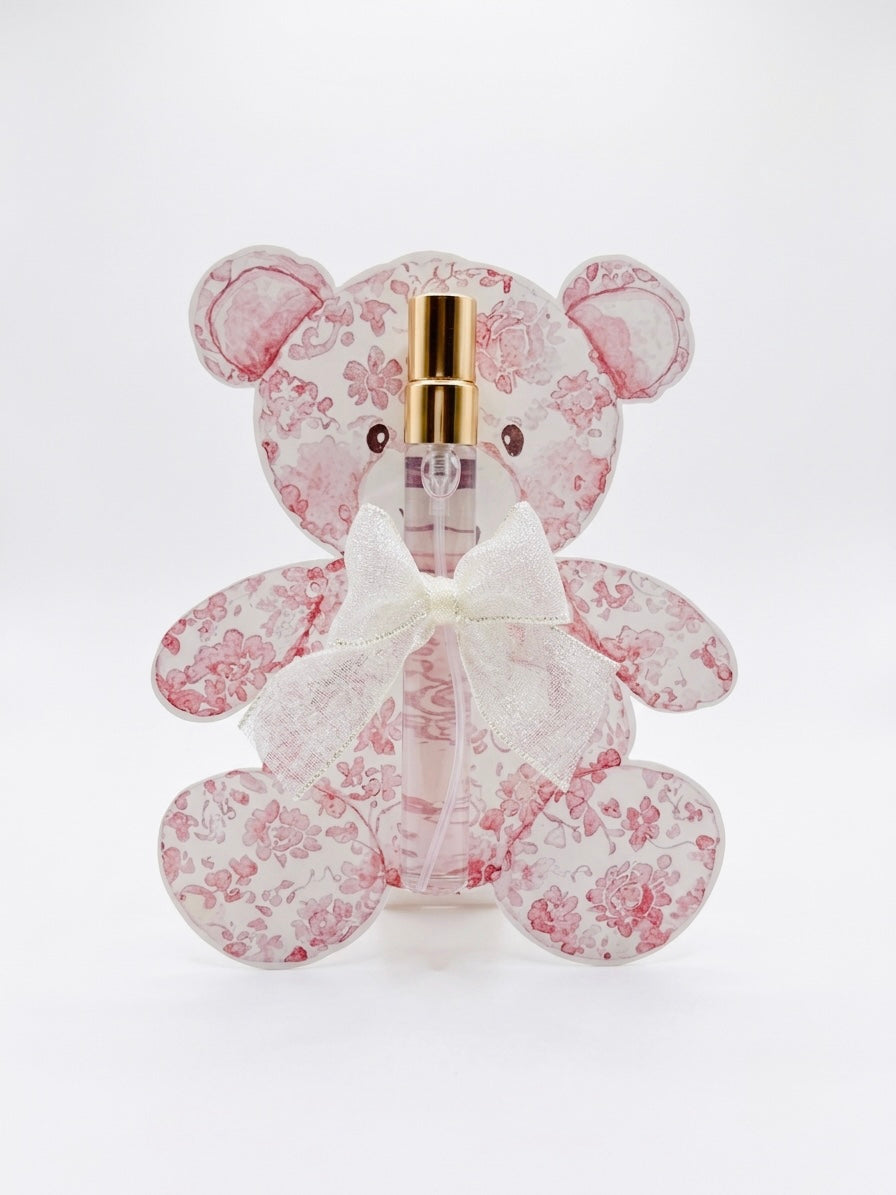 Flacon de Cologne Fleur de Cerisier – Carte Ourson