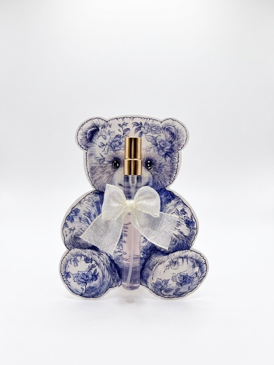 Flacon de Cologne Fleur de Cerisier – Carte Ourson